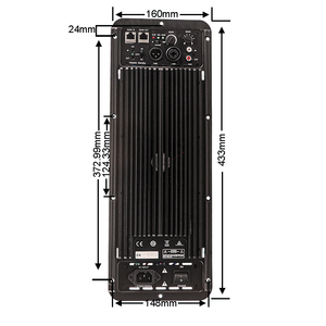 2 Channel GETSHOW AV SUB6000 6000W Aluminium Durable Subwoofer <b>Amplifier</b> Module Professional XLR <b>Speaker</b> Plate Class D DSP App - Product Image 4