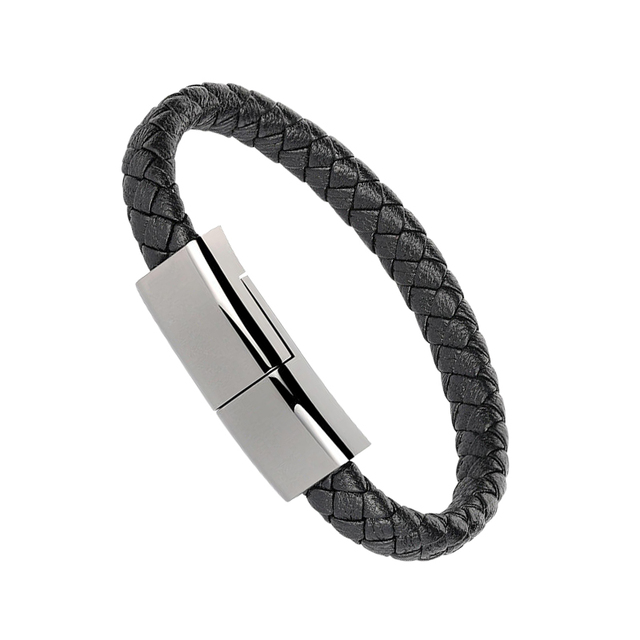 Hot Sale USB 2.0 Cable Bracelet Wristband Charger Charging Data Sync Cord for Phone Tablet