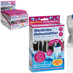 Absorbeur et éliminateur d'humidité suspendus, anti-moisissure suspendu pour garde robe, absorbeur de moisissure