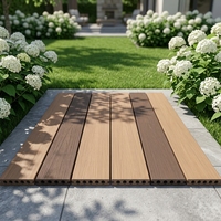 Planches de terrasse composites creuses de qualité supérieure pour patio, terrasse et jardin
