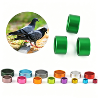 Bague personnalisée pour pigeon 2025 – Aluminium de haute qualité, diverses couleurs, pour pigeon de course