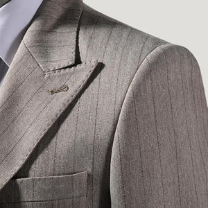 Traje <span class=keywords><strong>de</strong></span> Negocios/Boda <span class=keywords><strong>de</strong></span> 3 Piezas para <span class=keywords><strong>Hombre</strong></span>, Tallas Grandes, Doble Botonadura, Cuello en V, Poliéster/Algodón, Tejido Transpirable Antiarrugas, Largo - Product Image 6