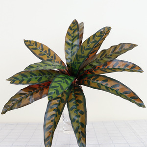 Hojas Artificiales, Paquete de 10 Piezas, Goma Suave, Flores para Jarrón de Interior, Alta Simulación, Adorno de Planta para Oficina - Product Image 4