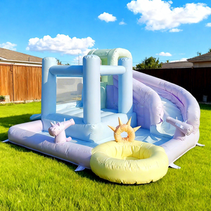 <span class=keywords><strong>Toboggan</strong></span>, piscine à balles, château gonflable, <span class=keywords><strong>trampoline</strong></span>, glissière, maison gonflable pour enfants, couleur violette - Product Image 4