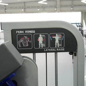 Machines de musculation commerciales <span class=keywords><strong>Liife</strong></span> Health Fitness pour soulevements latéraux avec sélection de charge par broche – Équipement de gym pour l'entraînement de force - Product Image 3