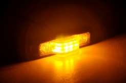 Mini công suất cao đường cong LED Strobe cảnh báo ánh sáng nhấp nháy lưới tản nhiệt nhấp nháy ánh sáng thanh Xe tải off road phương tiện đi lại Strobe cảnh báo đèn - Product Image 3