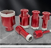Mata Bor Inti Profesional Vacuum Brazed Diamond Hole Saw untuk Pengeboran Ubin, Marmer, Granit, Keramik, Porselen, dan Kaca