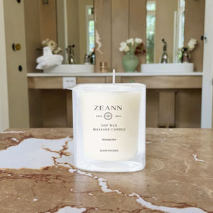 Bougies de massage en pot de verre double couche faites à la main pour la décoration de la maison livraison rapide expérience d'aromathérapie relaxante - Product Image 5