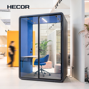 Office Pods para 2 personas Small Office Pods Cabina acústica insonorizada de vidrio - Product Image 6