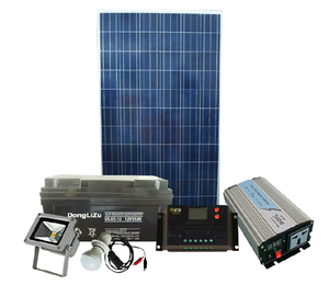 China500w completo 300 vatios almacenamiento de energía fotovoltaica AC Kit de energía fuera del hogar híbrido kit panel conjunto batería 0.5kw sistema solar - Product Image 2