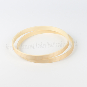 Cerceau floral en bambou en bois pour bricolage couronne de mariage <span class=keywords><strong>macramé</strong></span> artisanat capteur de rêves tenture murale anneau décor à la maison - Product Image 5