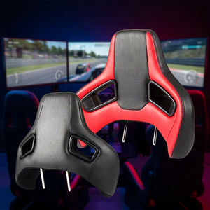 SSCUS Orifix Personnalisation de marque en cuir PU pour appuie-tête de voiture, application pour sièges sport, sièges de voiture modifiés, modèle ORIFIX - Product Image 1