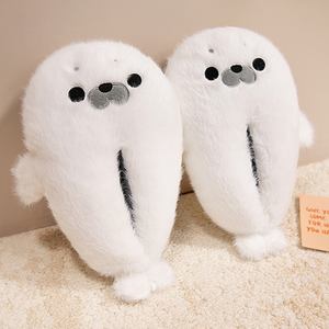 Pantofole Pelose per Interni ed Esterni, Regalo per la Casa, Calde per l'Inverno, per Donne e Uomini, Pantofole in Peluche - Product Image 3
