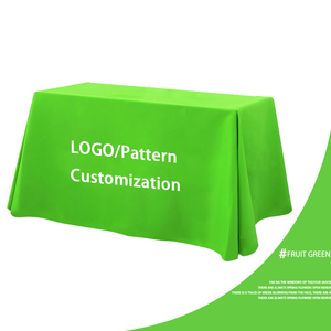 Housse de table personnalisée par sublimation, fabrication directe usine, taille sur mesure ODM, nappe d'exposition réutilisable pour promotion de marque, approvisionnement en gros - Product Image 1