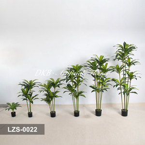 DKB Outdoor Artificial Green Plant for Aquarium Decorative <b>Plastic</b> <b>Tree</b> with Cement Pot on Sale - Product Image 3