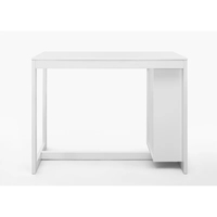 Petite Table de Bar Grand Coin Petit Déjeuner de Cuisine en Bois avec Étagères de Rangement Table Basse Moderne pour la Cuisine et la Salle à Manger