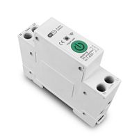 API TUYA WiFi Smart 1-63A Disjoncteur miniature intelligent avec télécommande sans fil, mesure de tension et de puissance, protection contre les surintensités