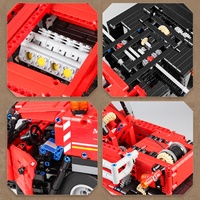 17013 Bloques de Construcción GMK, Camión Grúa Móvil 1:8, Modelo Motorizado con Control Remoto por Aplicación, Juguete Educativo para Niños