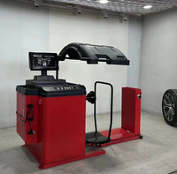 Machine d'équilibrage de pneu de camion d'atelier de travail automatique Machine d'équilibrage de camion brillante avec fonction de défaut d'auto-détection