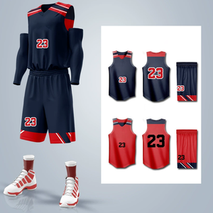 Conjunto de Uniforme de Baloncesto Reversible Personalizado de Último Diseño con Impresión por Sublimación, Tejido de Poliéster Transpirable de Secado Rápido - Product Image 3
