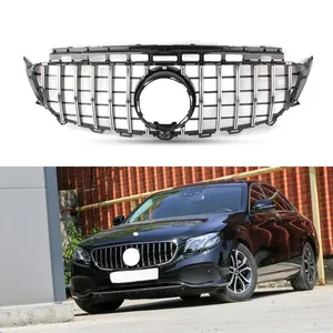 <b>For</b> Mercede Benz W213 E200 E300 E250 E320 E350 E400 E43 E450 2016-2019 2020-2023 Front Bumper <b>Grille</b> Refit Hood <b>Mesh</b> Grid - Product Image 4