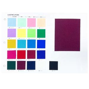 Vente chaude Lisse Brillant Plaine Haute Solidité Extensible Nylon Spandex Tricot Tissu Gymnastique Justaucorps Lingerie Dancewear Tissus - Product Image 4