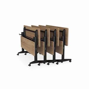 Mesa <span class=keywords><strong>de</strong></span> Actividades para el Aprendizaje en el Aula, Mesa Plegable Móvil <span class=keywords><strong>de</strong></span> 120 cm, Diseño Moderno, Material <span class=keywords><strong>de</strong></span> Madera - Product Image 1