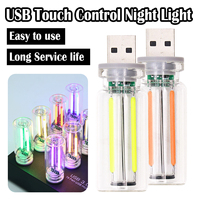 Ampoule LED à filament USB rétro, gradation tactile, 5V, Edison, veilleuse, camping, éclairage décoratif pour la maison, CRI élevé 90, lumière blanc chaud