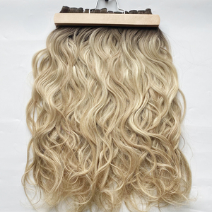 Extensions de <span class=keywords><strong>cheveux</strong></span> vierges Remy de qualité supérieure, ondulées, à trame Genius, <span class=keywords><strong>cheveux</strong></span> européens, peuvent être coupées, double trame, vente en gros - Product Image 3