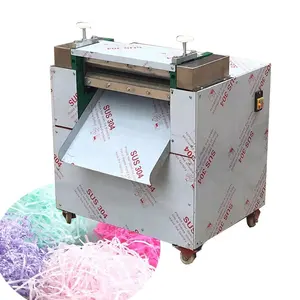 Crinkle Cut Kraft papier Shred Filler Seidenpapier Shredder Maschine Industrial
