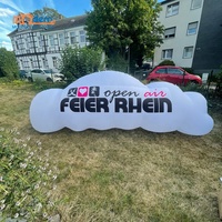 Nuage gonflable géant, décoration de scène de Festival musical
