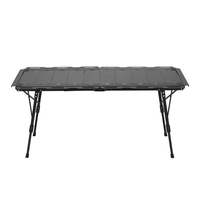 Nouvelle arrivée : Table de barbecue d'extérieur 5 unités en aluminium IGT, table portable ultralégère en alliage d'aluminium, table de camping coréenne pour barbecue