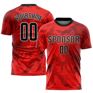 Uniforme de football personnalisé OEM, maillot de football en sublimation pour hommes/femmes, manches courtes, 100% polyester, respirant, séchage rapide F00 - Product Image 6
