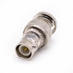 75ohm Stainless Steel Straight Male BNC Plug to Plug Connector