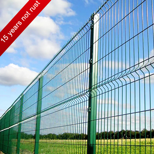 An Ninh đường cao tốc PVC mạ kẽm cong Bảng điều chỉnh 3D hàng rào cho đường vườn Land Trường Sân chơi chu vi hàng rào - Product Image 1