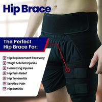 Nouvelle Ceinture de Compression pour la Cuisse Contre la Douleur du Nerf Sciatique, pour l'Arthrite des Articulations de la Hanche, Bande de Protection pour le Groin, Chauffe-jambes