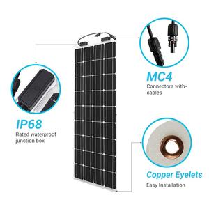 Paneles Solares Policristalinos Flexibles con Certificación CE, 100W 12V, Categoría de Producto - Product Image 3