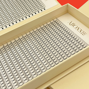 Miếng nối mi sẵn sàng sử dụng Abonnie 3D 5D 8D, thân dài ngắn, kiểu volume, lông chồn, đế phẳng, khay nối mi sẵn, mi nối sẵn kiểu hẹp - Product Image 1