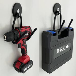 2 Gói Nhiệm Vụ Nặng Nề Lớn Nhà Để Xe Nam Châm Tiện Ích Móc Điện Khoan Công Cụ Tổ Chức Chủ Từ Công Cụ Chủ Sở Hữu Tường Cao Su Lưu Trữ - Product Image 3