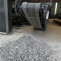 Concasseur à mâchoires mobile diesel PE 300*500 pour gravier fin et mini-oreilles d'or, avec convoyeur, moteur haute efficacité, roulement, capacité max. 40 t/h, portable