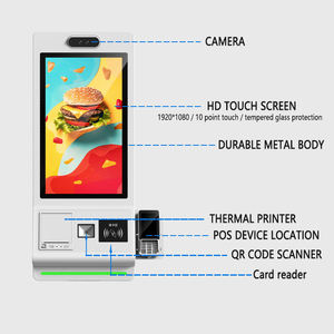 Hot Bán 21.5 23.6 27 32 Inch Bãi Đậu Xe Tự Dịch Vụ Tự Trả Tiền Máy Đa Chức Năng Android OS Cho Bãi Đậu Xe Khu Vực Dịch Vụ - Product Image 2