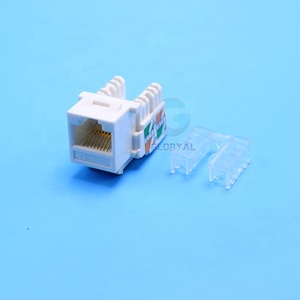 Cat 5e Hoặc CAT.6 RJ45 <span class=keywords><strong>Dual</strong></span> IDC RJ45 <span class=keywords><strong>Keystone</strong></span> <span class=keywords><strong>Jack</strong></span> - Product Image 3
