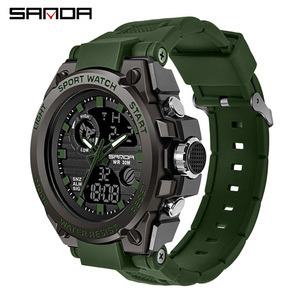 Reloj Deportivo Multifuncional Sanda 739 con Doble Pantalla, Esfera Grande Luminosa, Reloj de Pulsera Digital Resistente al Agua - Product Image 1