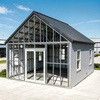 Entrepôt économique en acier léger avec composants préfabriqués à construction rapide pour stockage temporaire ou permanent, montage facile sur site