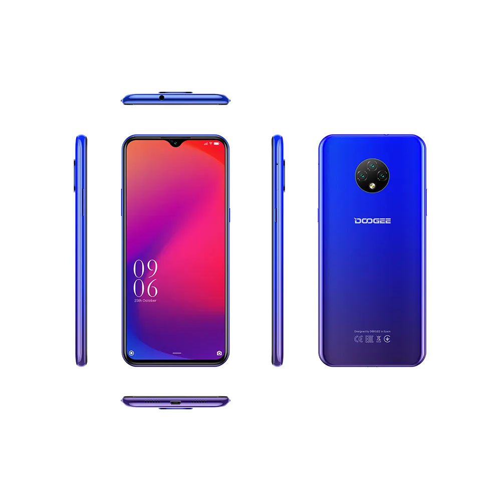 China Low Price DOOGEE X95 Mobile Phone 6.52inch Waterdrop full Screen 2+16GB Facial Recognition Android 10 Smartphone