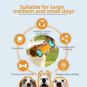Tappetino Interattivo Pieghevole e Lavabile per Cani, Gioco Puzzle a Forma di Osso con Carta Sfrigolante per Stimolazione Mentale e Allenamento IQ - Product Image 4