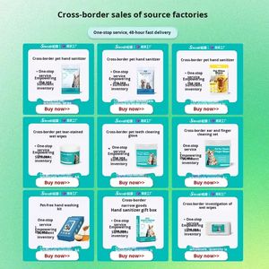 Gants jetables professionnels pour animaux de compagnie, lingettes désodorisantes pour le nettoyage à sec des pattes de chats et de chiens après la promenade - Vente en gros usine - Product Image 2