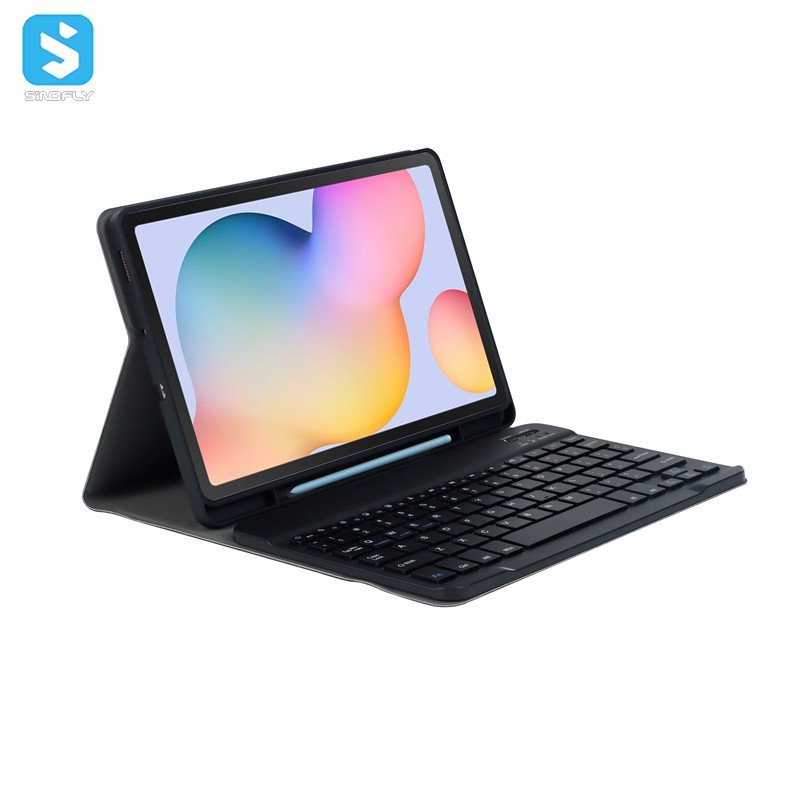Чехол с беспроводной клавиатурой для Samsung Galaxy Tab S6 lite 10,4 (2020) (P610) со слотом для карандашей