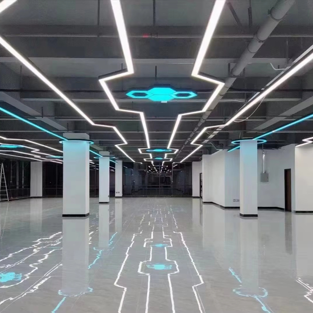 HanYin Contemporary Flush LED Ceiling Lamp Decorative Led Pendant Light for Shopping Mall / Supermarket Decorative