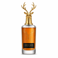 Parfum sur mesure OEM, marque privée, Eau de Parfum avec bouchon tête de cerf, flacon en verre, parfum longue tenue, personnalisé